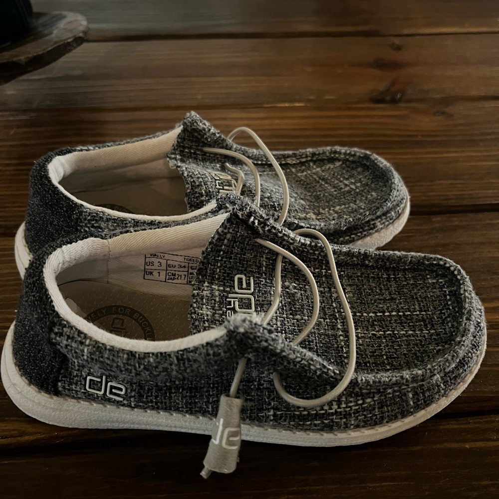 Boys’ Hey Dude shoes, size 3